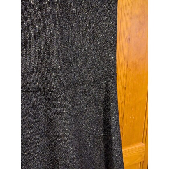 Theory Dress 4 Olpia Harlequin Gray Metallic Tweed Drop Waist Shift Wool - Picture 8 of 9